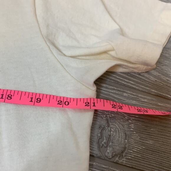 Def Leppard USA tour 80 studded graphic tee cropped T-shirt sz XL - Picture 4 of 7